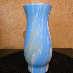 Blue, Green, & White Vase