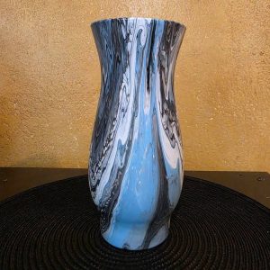 Blue and Black Vase